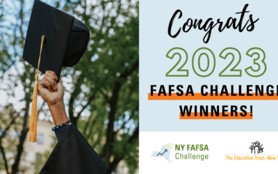 The Education Trust–New York announces 12 high schools as winners of The New York FAFSA Completion Challenge 