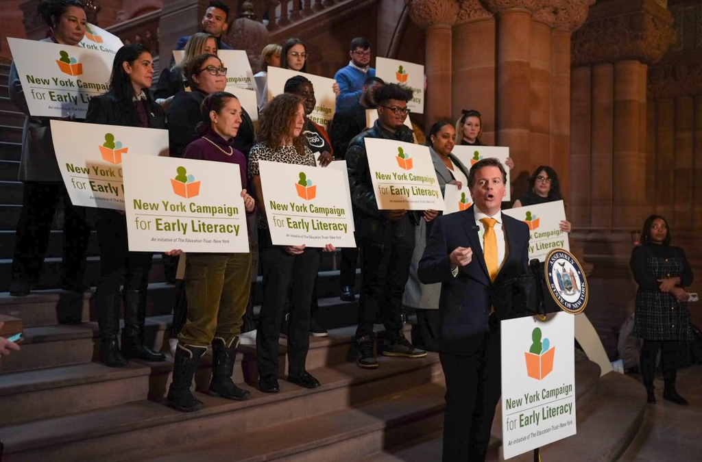 New York Campaign for Early Literacy members speak on the importance of early literacy